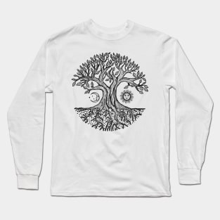 Tree of Life - Yggdrasil Long Sleeve T-Shirt